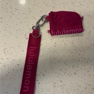 lululemon athletica Fuchsia Keychain Holder
